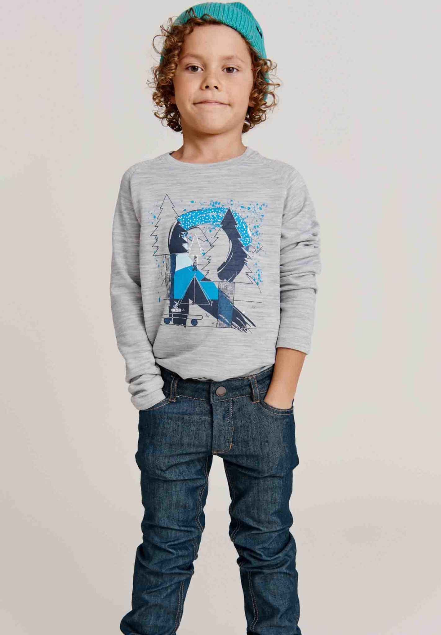 Kinder Langarmshirt Viisas